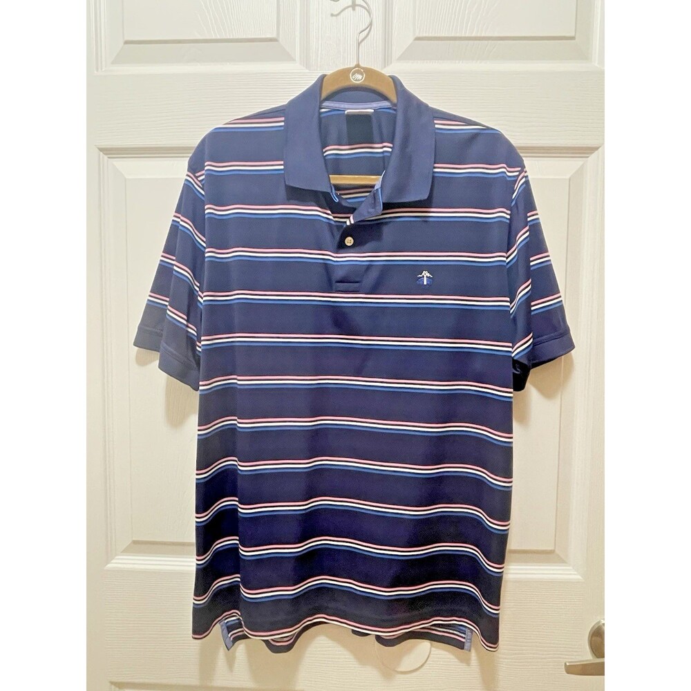 Brooks Brothers Mens Performance Polo Shirt Size L Large Original Fit Golf